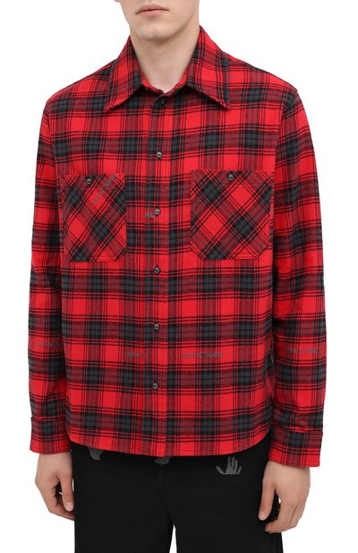 Хлопковая рубашка OFF-WHITE, арт. 0MGA133E20FAB0012510, фото 3