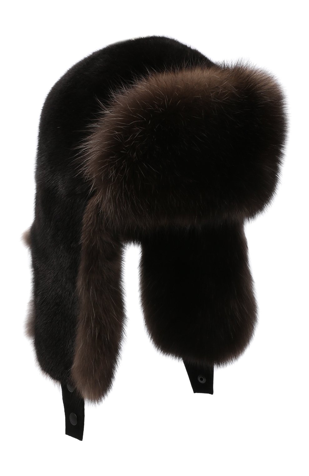 Меховая шапка-ушанка из норки и соболя VICTORIA KUSENKOVA, арт. 332803504235, фото 1