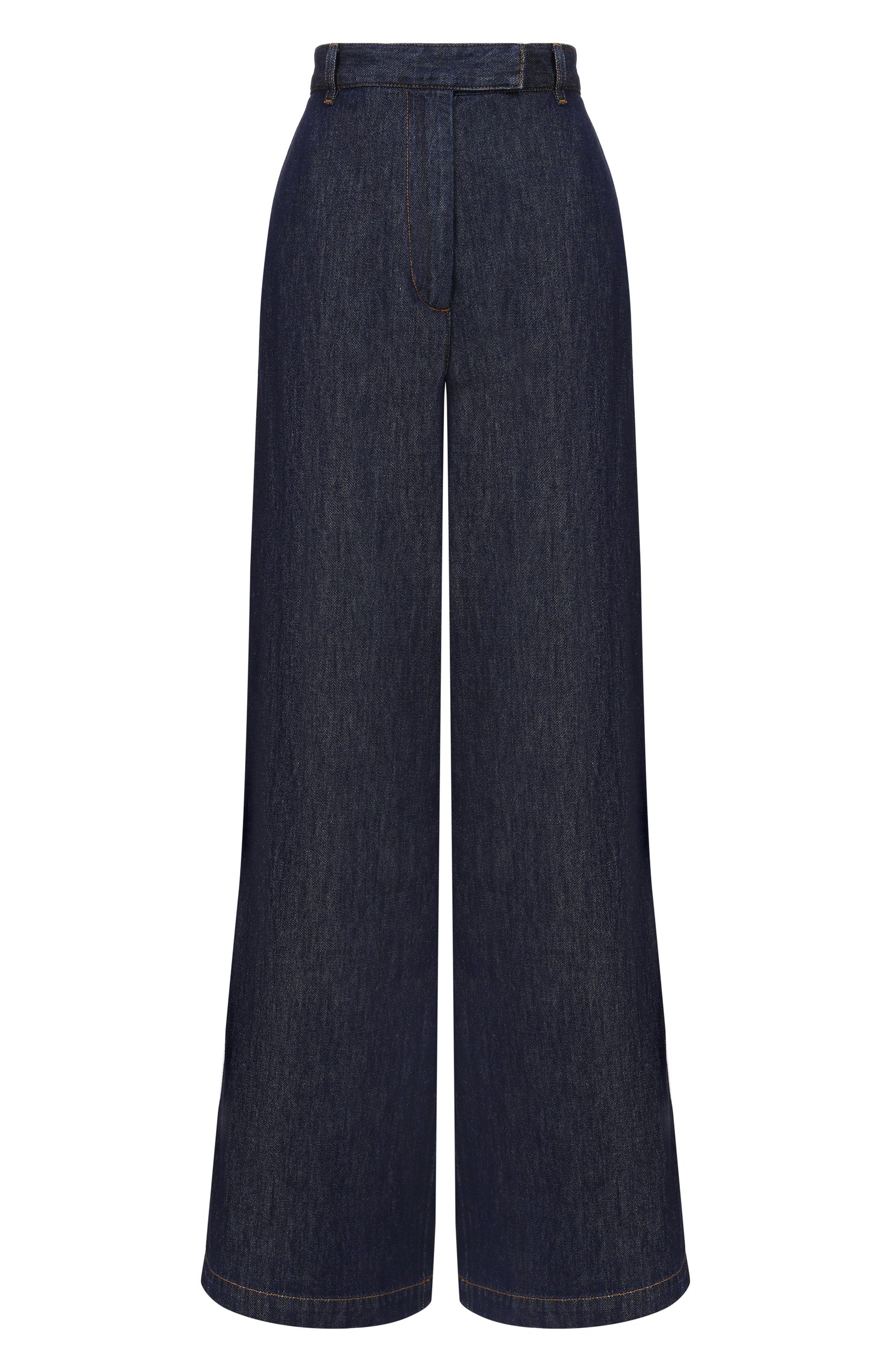 Джинсы DRIES VAN NOTEN синего цвета по цене 59950 руб., арт. 130911/4401, фото 1 Джинсы DRIES VAN NOTEN, арт. 130911/4401, фото 1