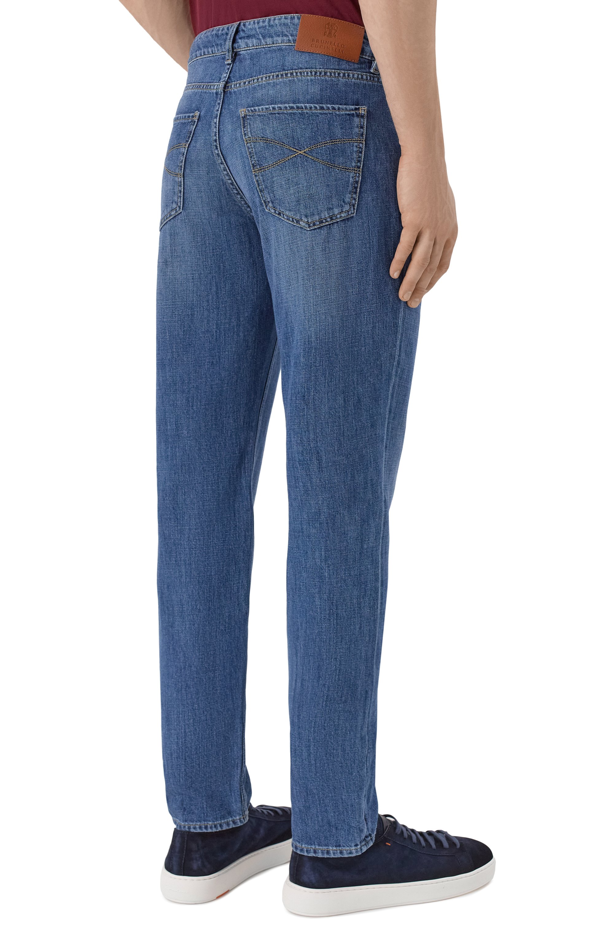 Джинсы traditional fit BRUNELLO CUCINELLI, арт. M0Z37D2210, фото 4