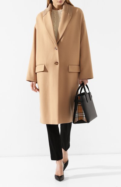 Шерстяное пальто STELLA MCCARTNEY бежевого цвета по цене 118000 руб., арт. 546810/SJB30, фото 2 Шерстяное пальто STELLA MCCARTNEY, арт. 546810/SJB30, фото 2