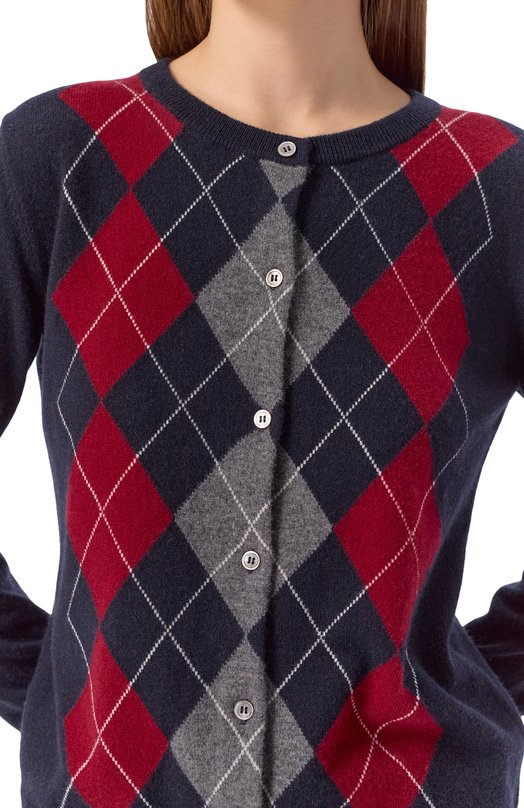 Кашемировый кардиган arch4 KNCD2645 Синий  KNCD2645 Фото 5