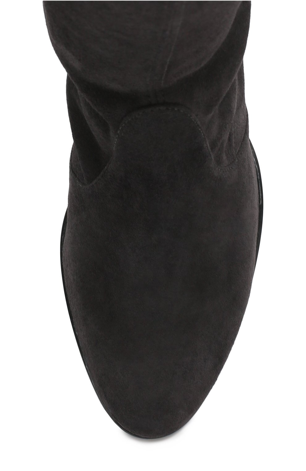 Замшевые ботфорты на устойчивом каблуке STUART WEITZMAN, арт. YL98846, фото 5