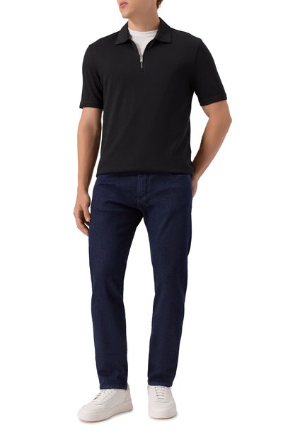 Джинсы slim PAUL&SHARK темно-синего цвета по цене 39900 руб., арт. 15314101_001, фото 2 Джинсы slim PAUL&SHARK, арт. 15314101_001, фото 2