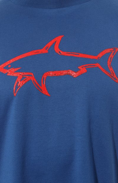 Хлопковая футболка PAUL&SHARK, арт. 12311633/3XL-6XL, фото 5