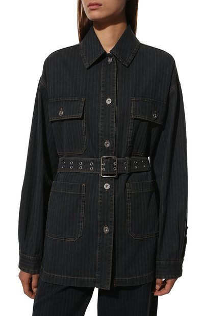 Джинсовая куртка MIU MIU, арт. GWB124-1ZGM-F0002, фото 3