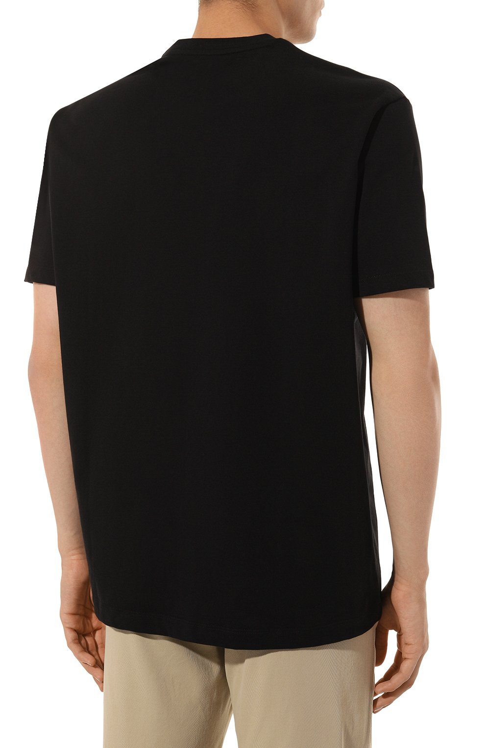 Хлопковая футболка PAUL&SHARK черного цвета по цене 21600 руб., арт. 14311638/011, фото 4 Хлопковая футболка PAUL&SHARK, арт. 14311638/011, фото 4
