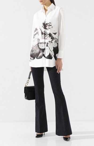 Хлопковая рубашка VALENTINO белого цвета по цене 179500 руб., арт. SB0AB14U52G, фото 2 Хлопковая рубашка VALENTINO, арт. SB0AB14U52G, фото 2