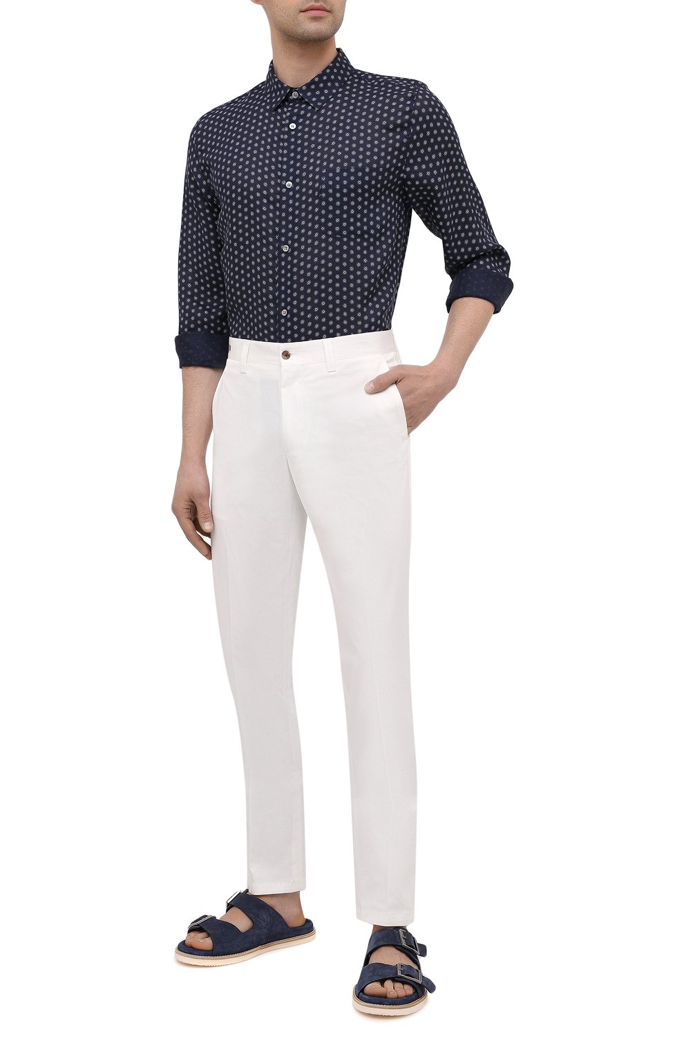 Льняная рубашка DEREK ROSE, арт. 9820-MILA012, фото 2