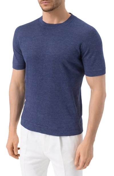 Футболка изо льна и хлопка BRUNELLO CUCINELLI, арт. M2L00340, фото 3