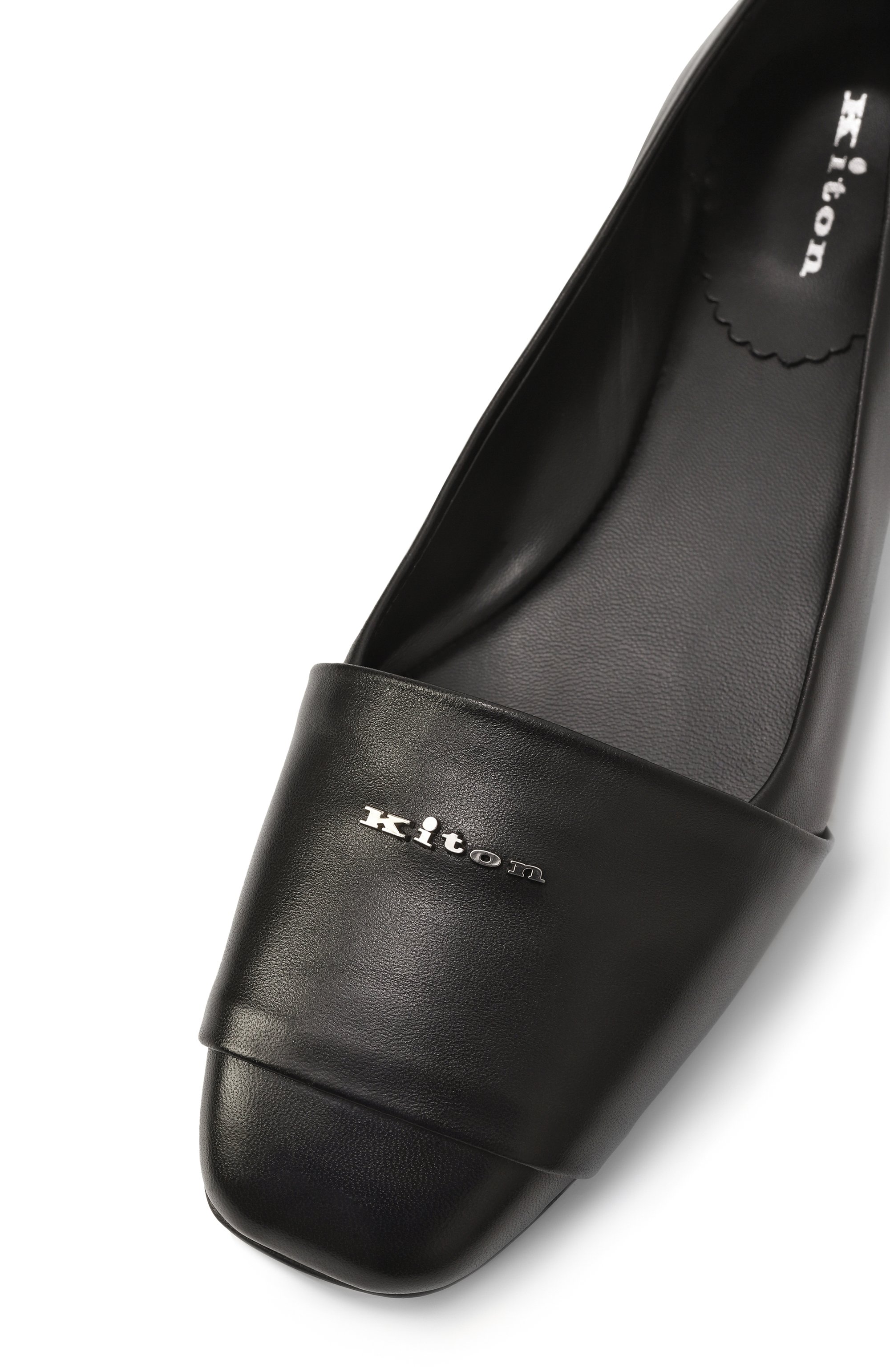 Кожаные балетки KITON, арт. D59811N0117803, фото 7