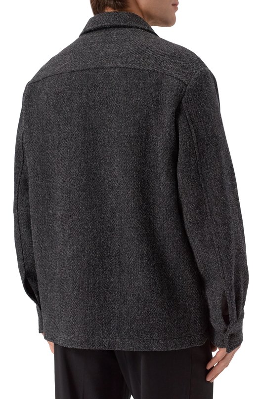 Шерстяная куртка Jil Sander J21SW0106/J40286 Серый  J21SW0106/J40286 Фото 4