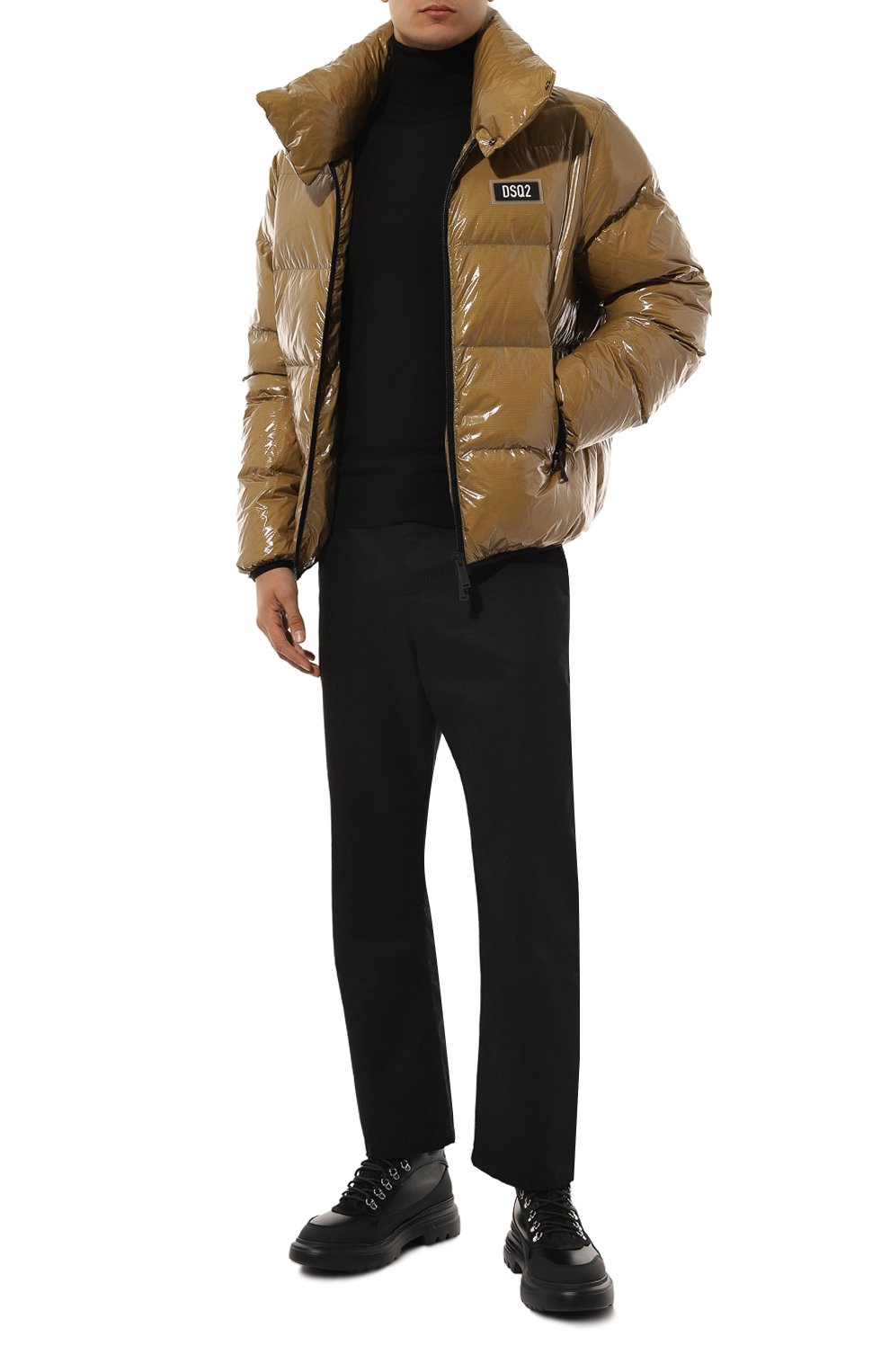 Кожаные хайкеры CAMERLENGO, арт. 16649/NER0, фото 2