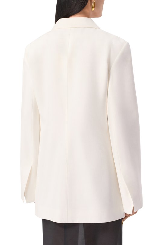 Жакет из вискозы Jacquemus 23E231JA022 Кремовый  23E231JA022 Фото 4