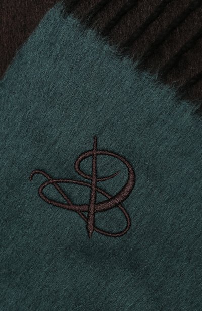 Шарф из смеси шелка и кашемира CANALI зеленого цвета по цене 27700 руб., арт. 06/MF00016, фото 2 Шарф из смеси шелка и кашемира CANALI, арт. 06/MF00016, фото 2