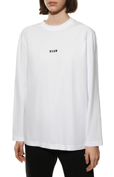Хлопковый лонгслив MSGM, арт. 2000MDM501 200002, фото 3