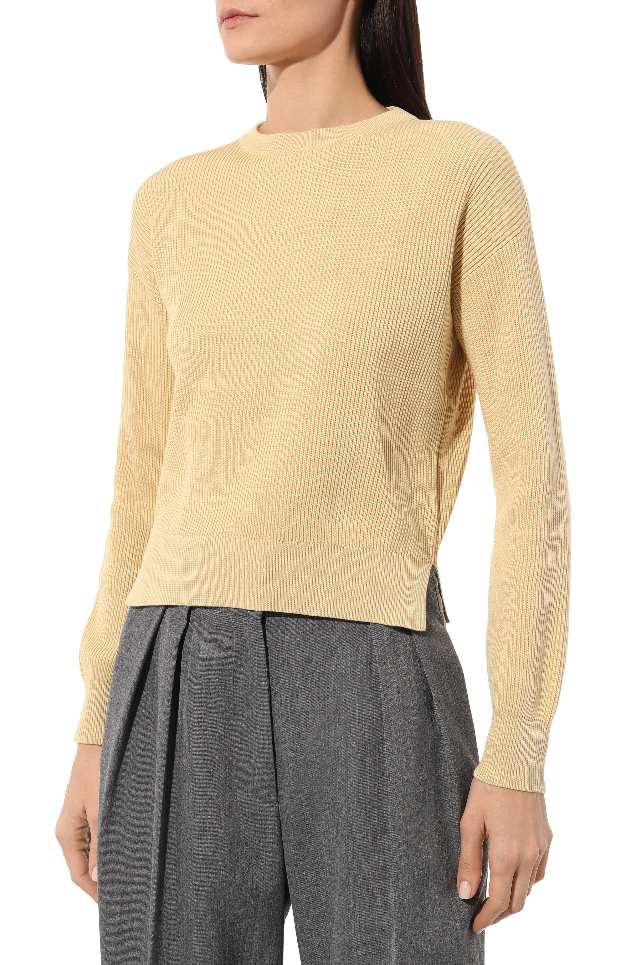 Хлопковый пуловер BRUNELLO CUCINELLI, арт. M1919B1299, фото 3