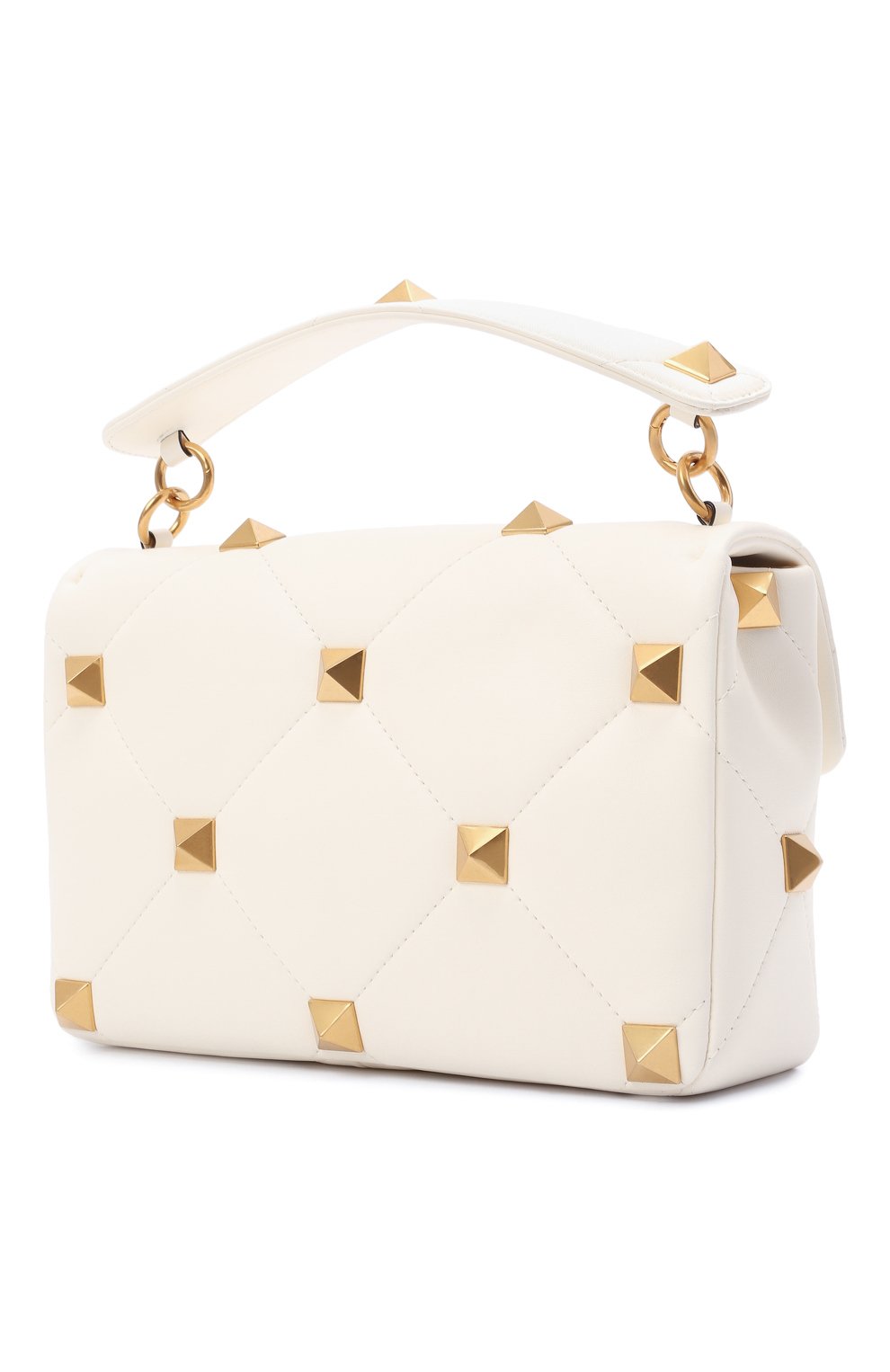 Сумка roman stud large VALENTINO белого цвета по цене 363000 руб., арт. WW2B0I60/BSF, фото 3 Сумка roman stud large VALENTINO, арт. WW2B0I60/BSF, фото 3