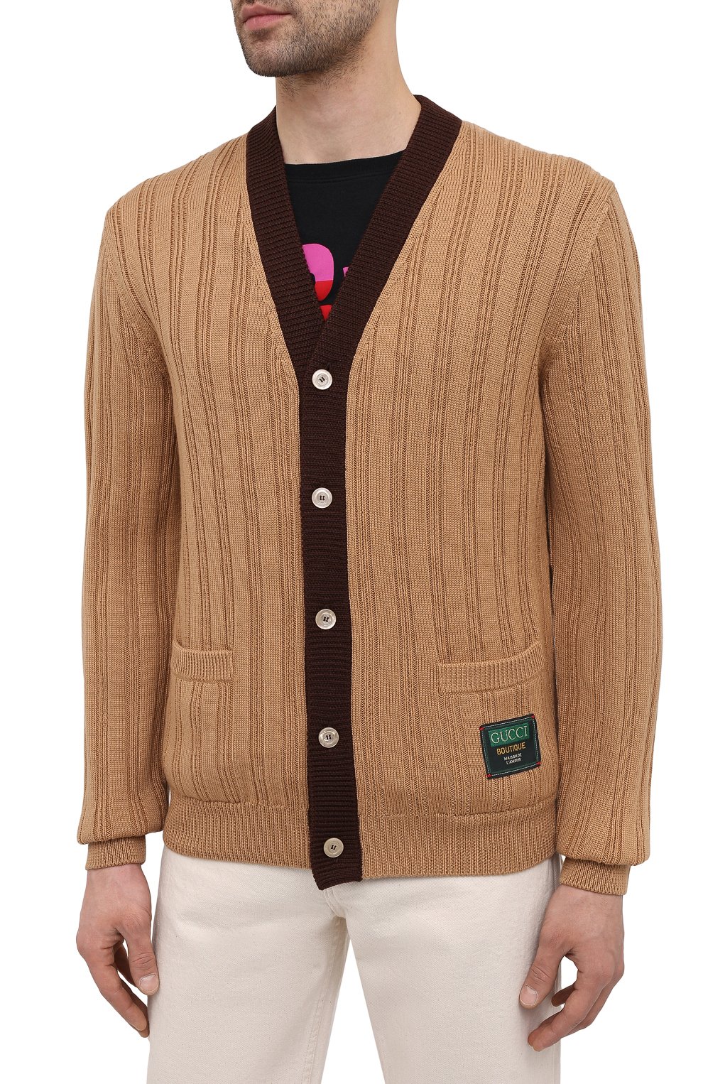 Шерстяной кардиган GUCCI, арт. 646809/XKBQT, фото 3