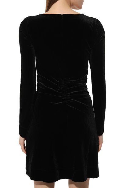 Бархатное платье GANNI, арт. T3830, фото 4