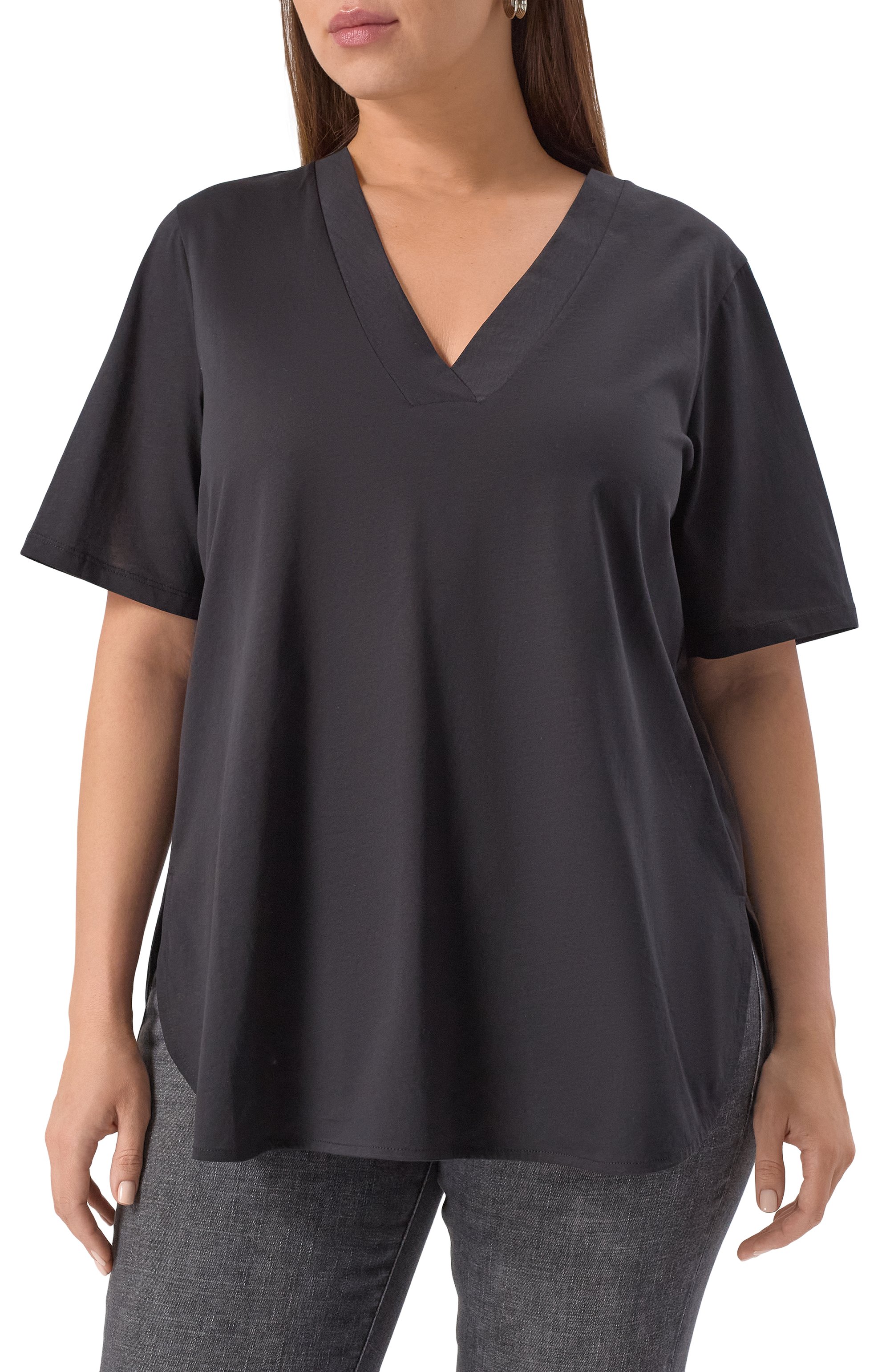 Хлопковая футболка MARINA SPORT черного цвета по цене 14500 руб., арт. SESAM0, фото 3 Хлопковая футболка MARINA SPORT, арт. SESAM0, фото 3