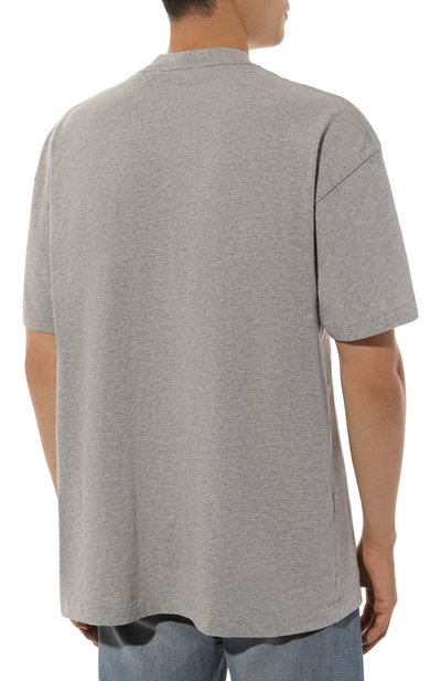 Хлопковая футболка PALM ANGELS, арт. PMAA001F24JER006, фото 4