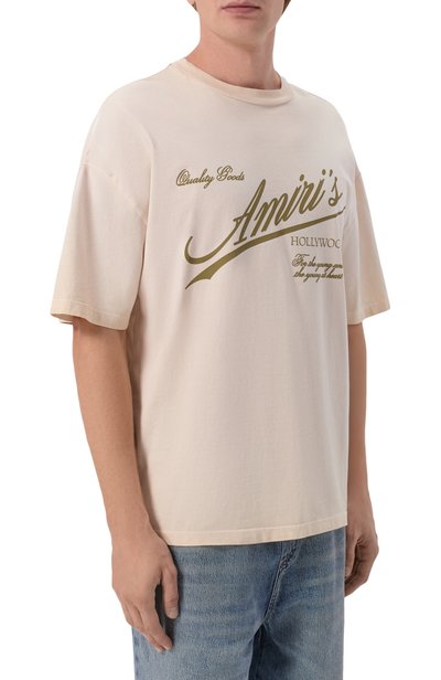 Хлопковая футболка AMIRI, арт. AMT0JR1194, фото 3
