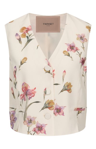 Женский жилет из вискозы TWINSET, арт. 251TP2777