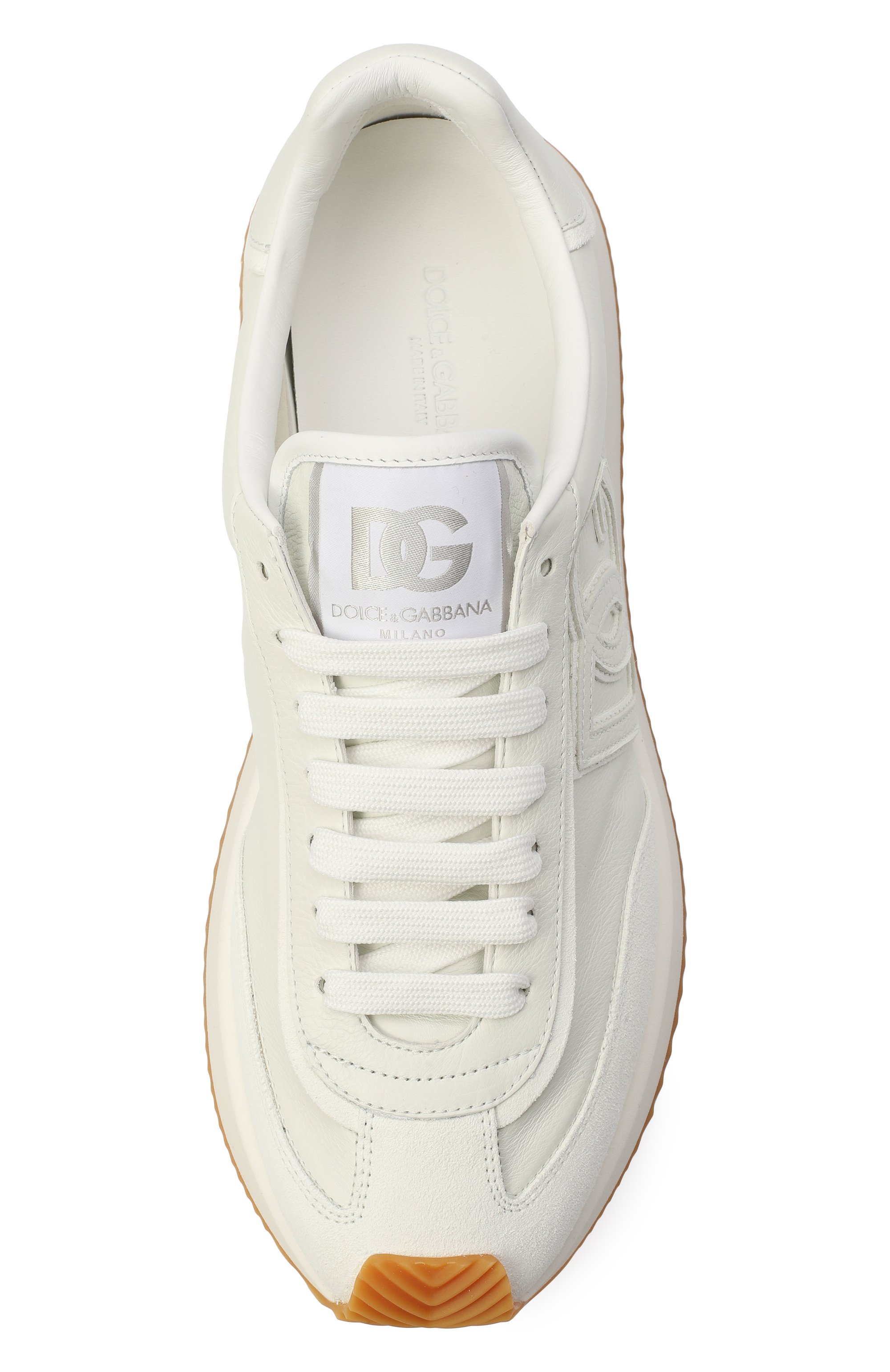 Кожаные кроссовки dg cushion DOLCE & GABBANA, арт. CS2288/A0124, фото 6