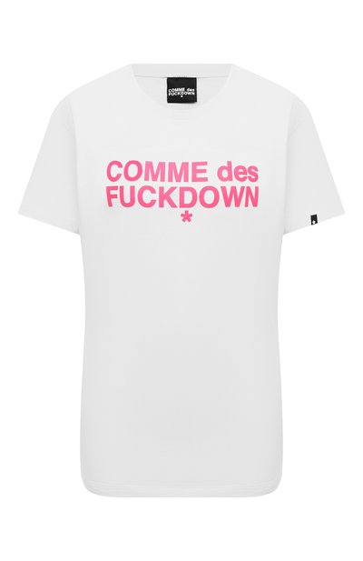 Женская хлопковая футболка COMME DES FUCKDOWN, арт. CDFD1343