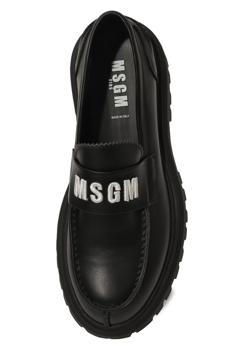 Кожаные лоферы MSGM KIDS, арт. 78909/36-40, фото 1