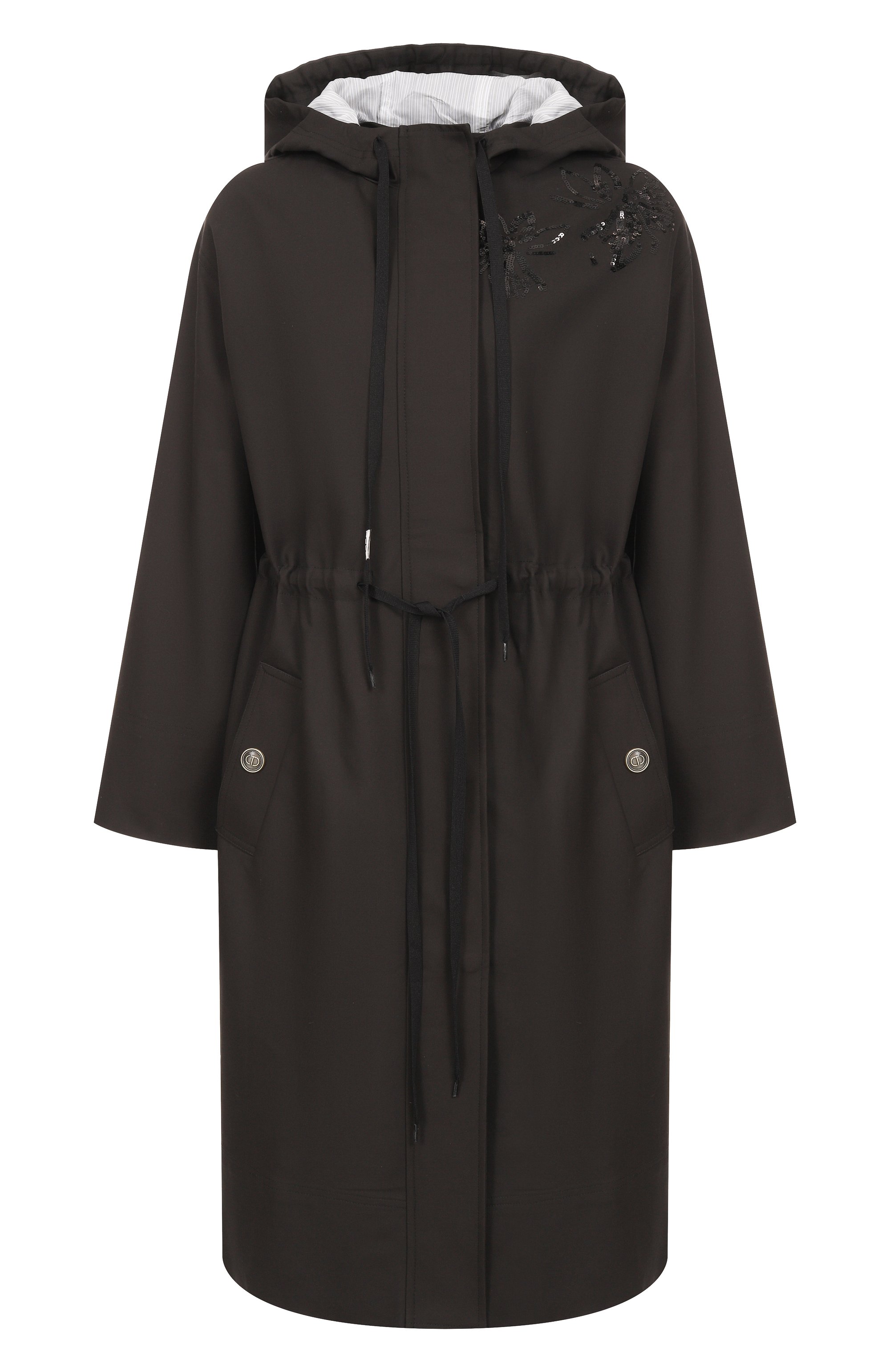 Хлопковая парка TWINSET, арт. 251TE2181, фото 1