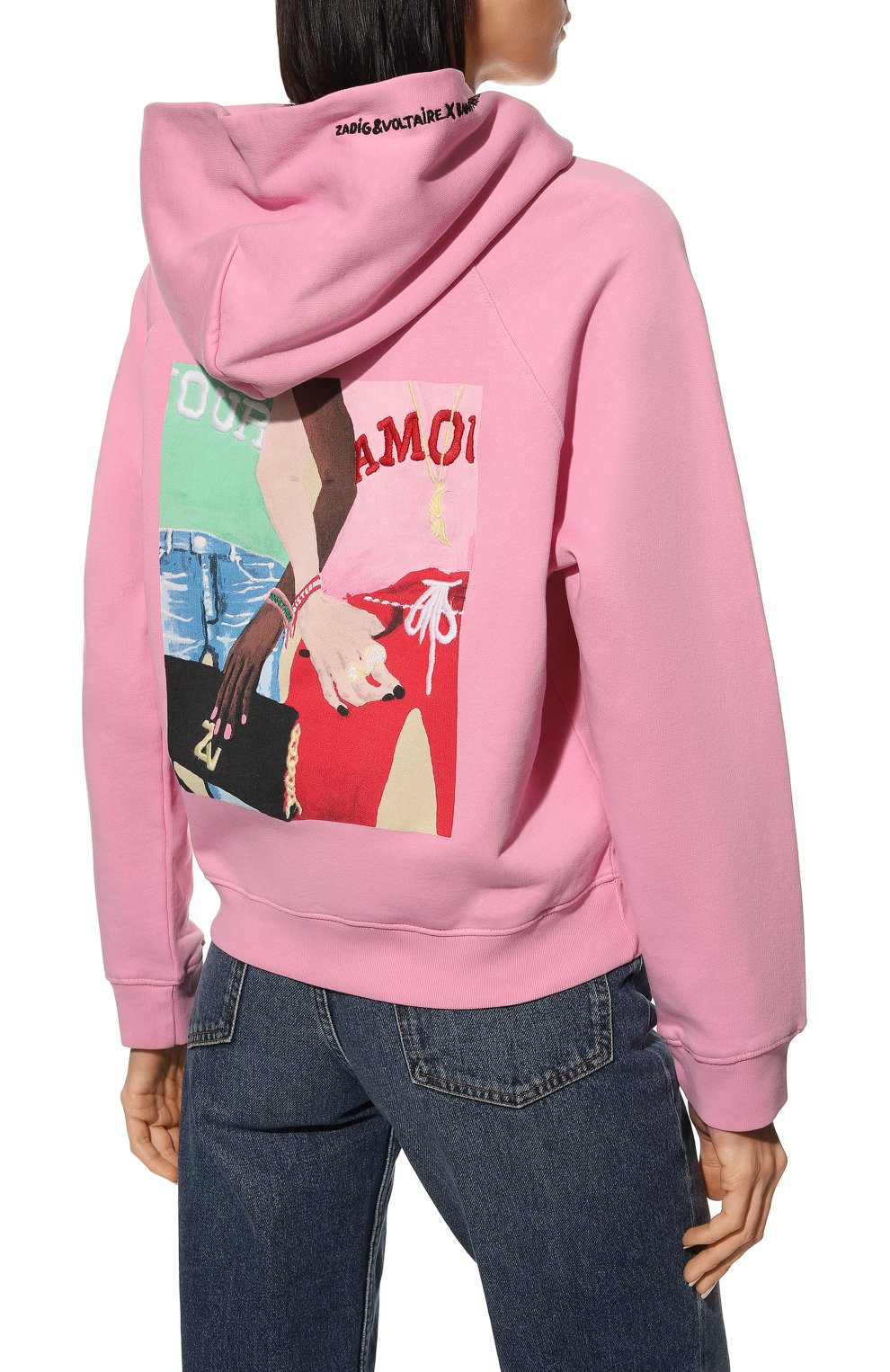 Хлопковое худи ZADIG AND VOLTAIRE, арт. JWSS00011, фо то 4