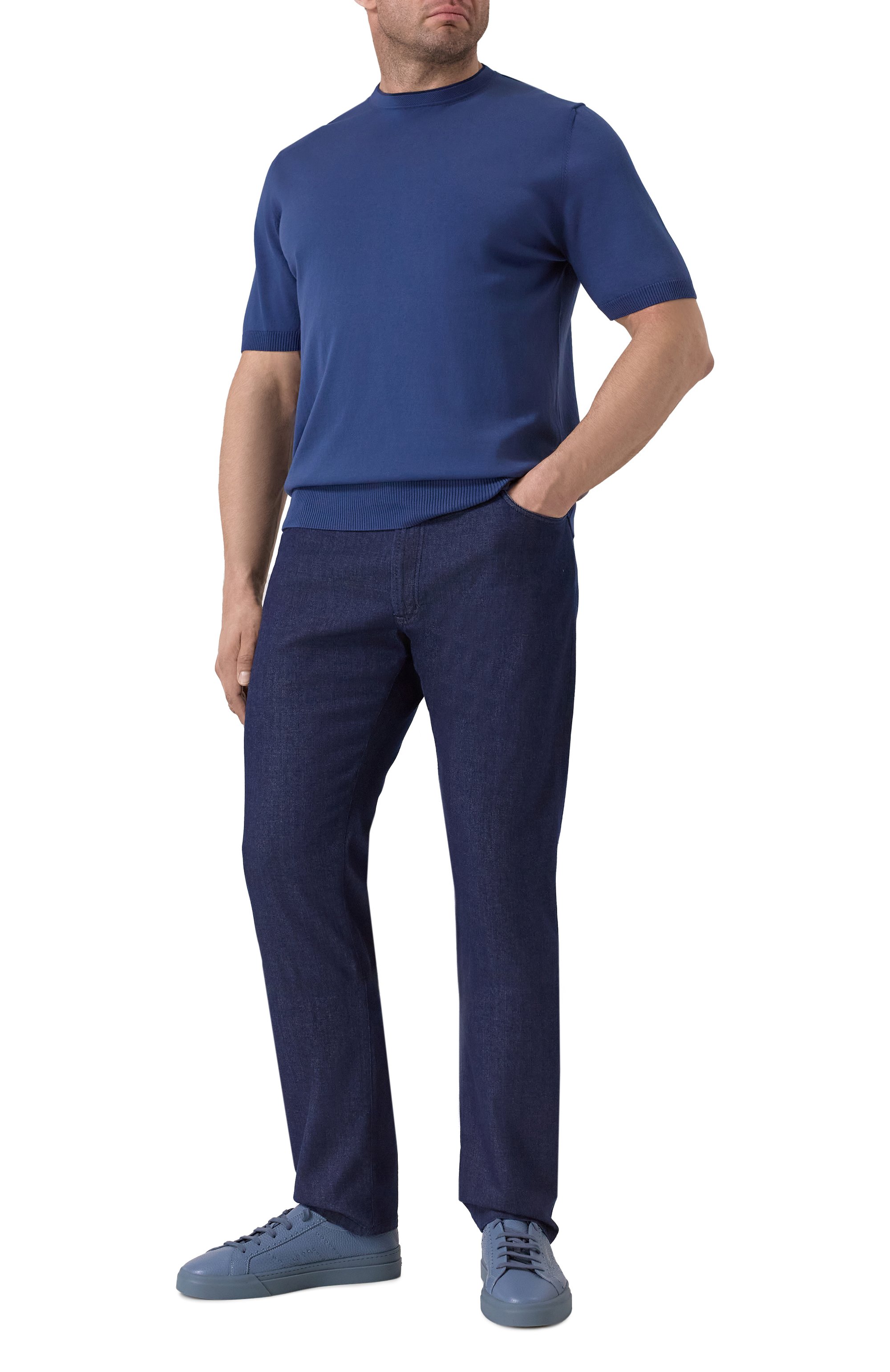 Хлопковый джемпер CANALI, арт. C1050B/MK02261, фото 2