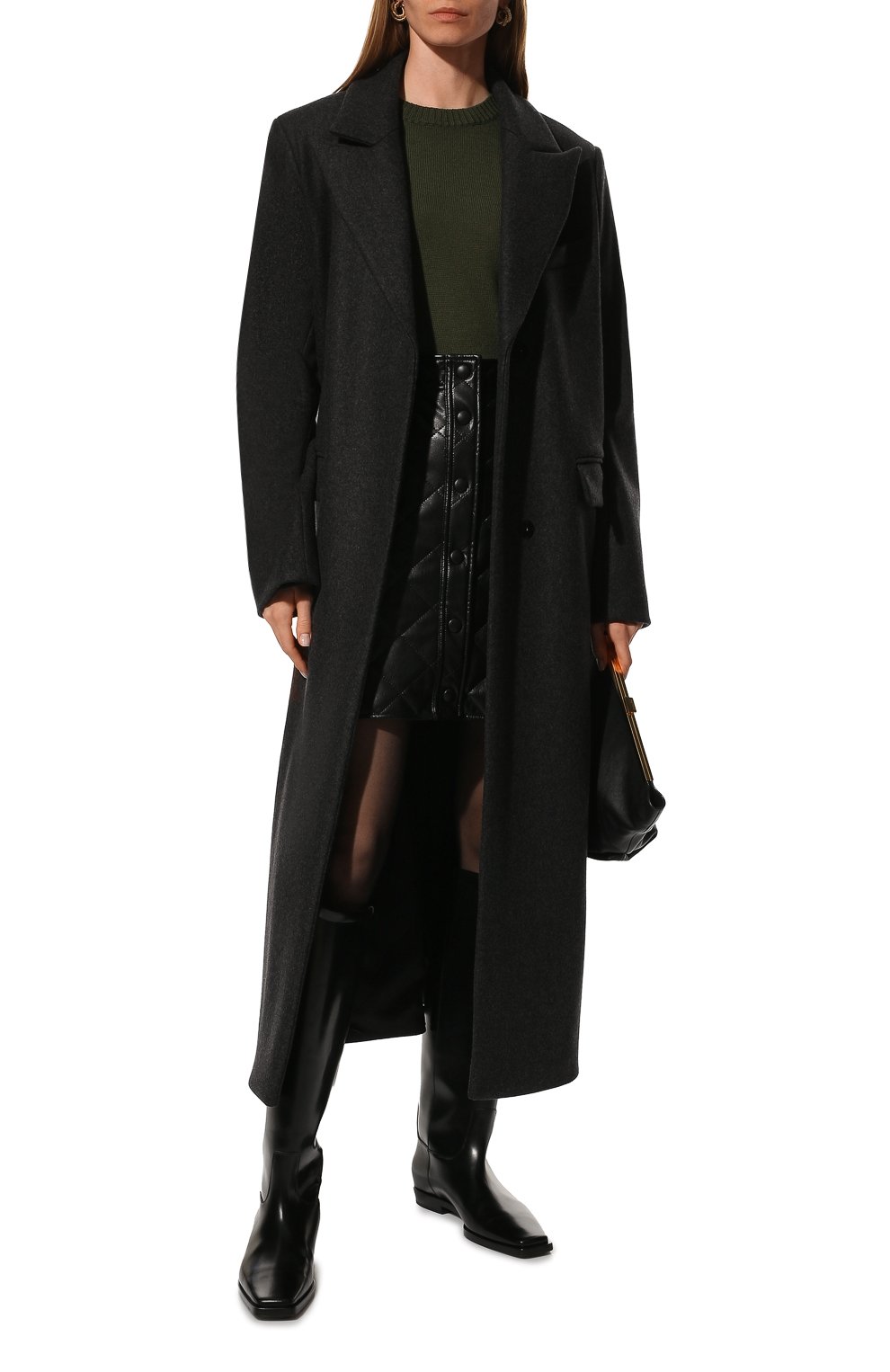 Юбка из экокожи MSGM черного цвета по цене 31750 руб., арт. 3341MDD18 227615, фото 2 Юбка из экокожи MSGM, арт. 3341MDD18 227615, фото 2