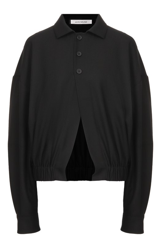 Шерстяная рубашка Aya Muse AMR2654 Чёрный AMR2654