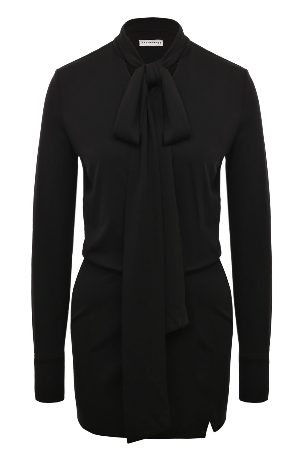 Платье SASHAVERSE черного цвета по цене 74250 руб., арт. D113/CNC.MSO/8301.900/SS24, фото 1 Платье SASHAVERSE, арт. D113/CNC.MSO/8301.900/SS24, фото 1