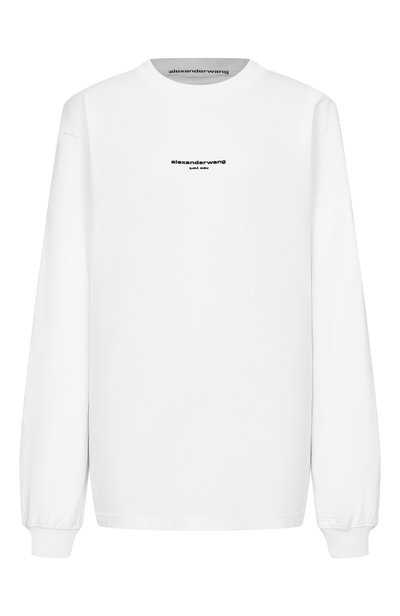 Женская хлопковый лонгслив ALEXANDER WANG, арт. UCC3261908