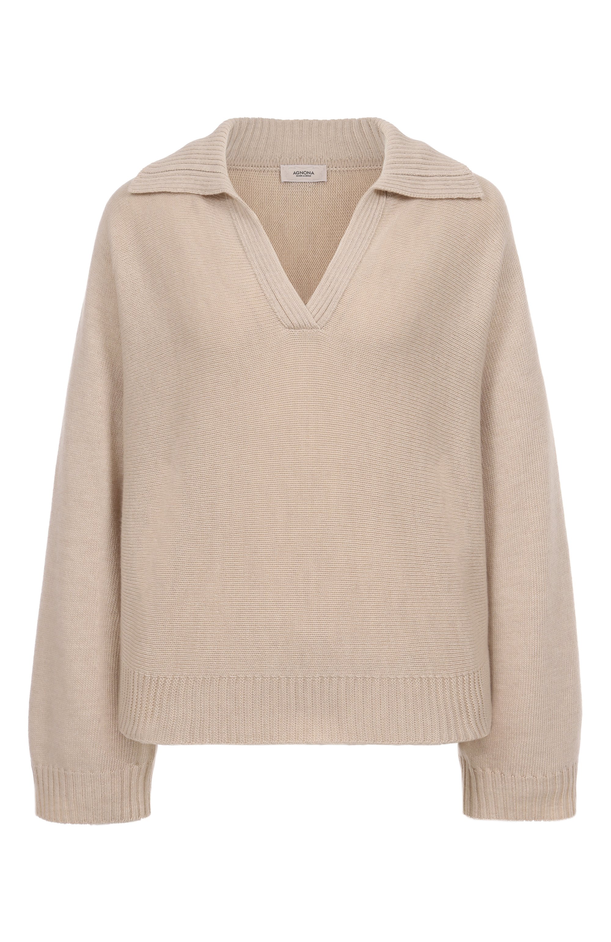 Поло из кашемира и шерсти AGNONA, арт. K310038E/4E080NE, фото 1