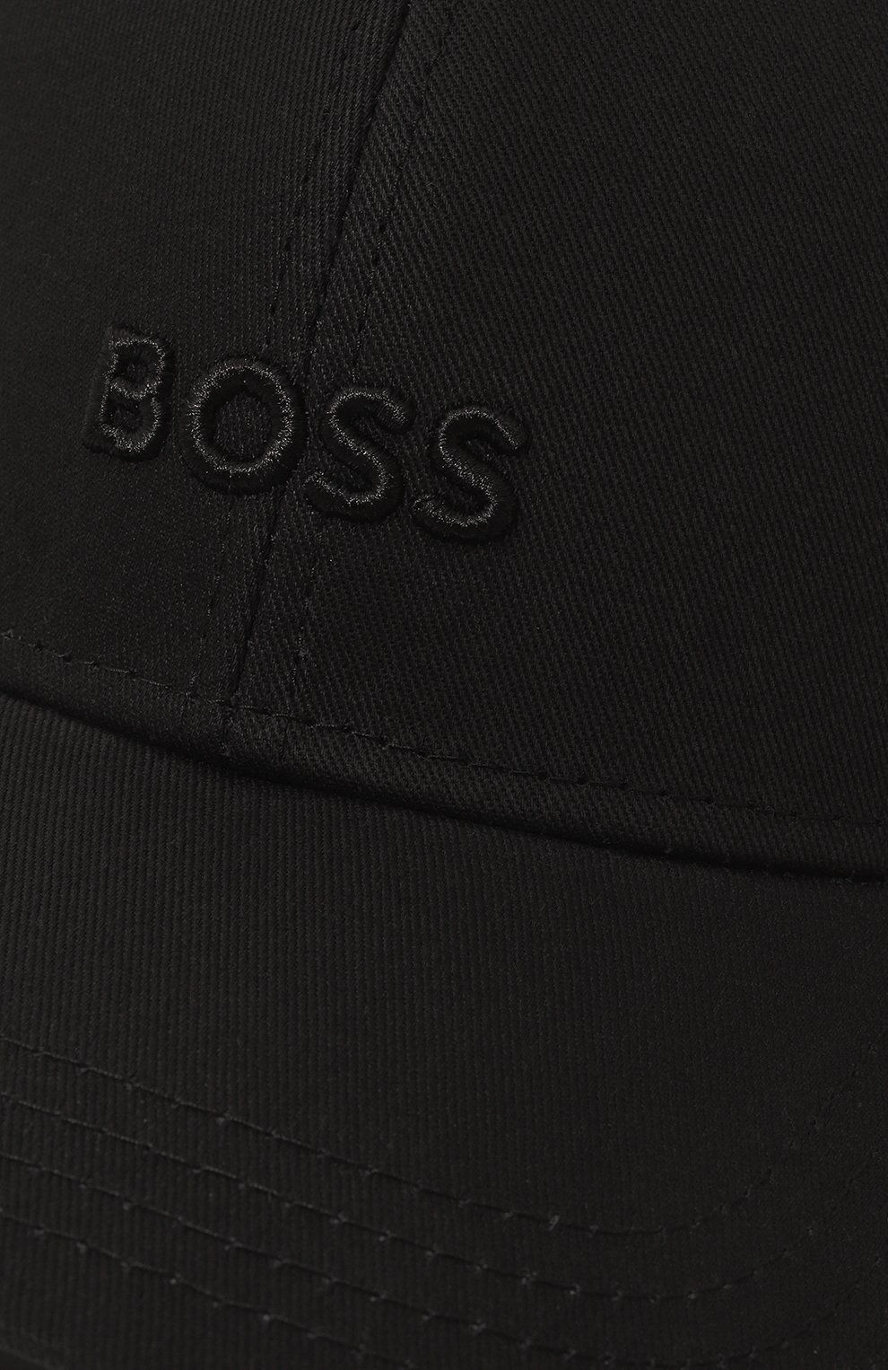Хлопковая бейсболка BOSS черного цвета по цене 6795 руб., арт. 50519889, фото 3 Хлопковая бейсболка BOSS, арт. 50519889, фото 3