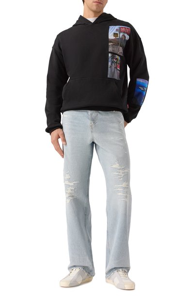 Хлопковое худи DIESEL, арт. A19642/0BMBJ, фото 2