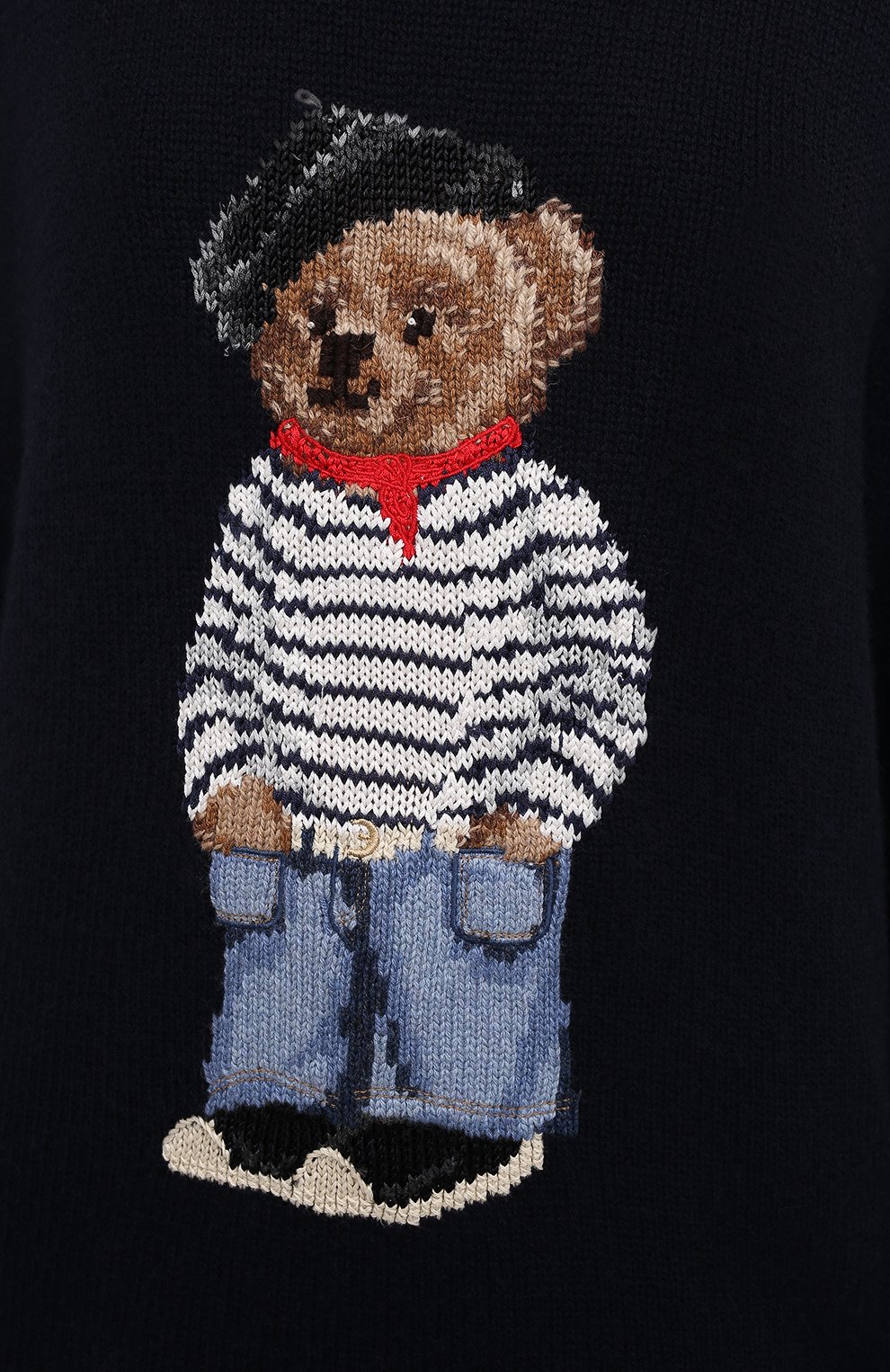 Кашемировый пуловер RALPH LAUREN темно-синего цвета по цене 274000 руб., арт. 293829121, фото 5 Кашемировый пуловер RALPH LAUREN, арт. 293829121, фото 5