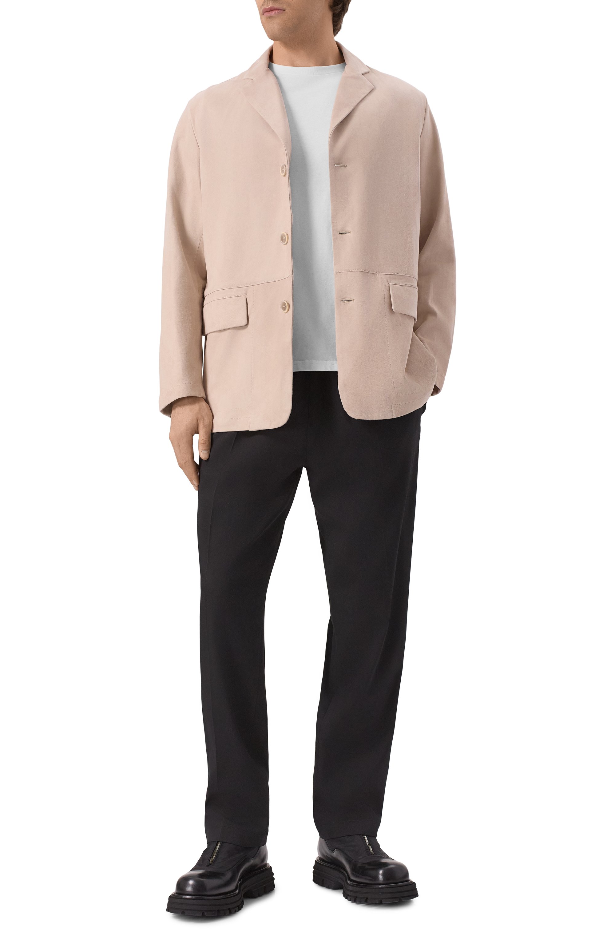 Замшевая куртка GIORGIO BRATO, арт. GU25S24000NAPSTM, фото 2