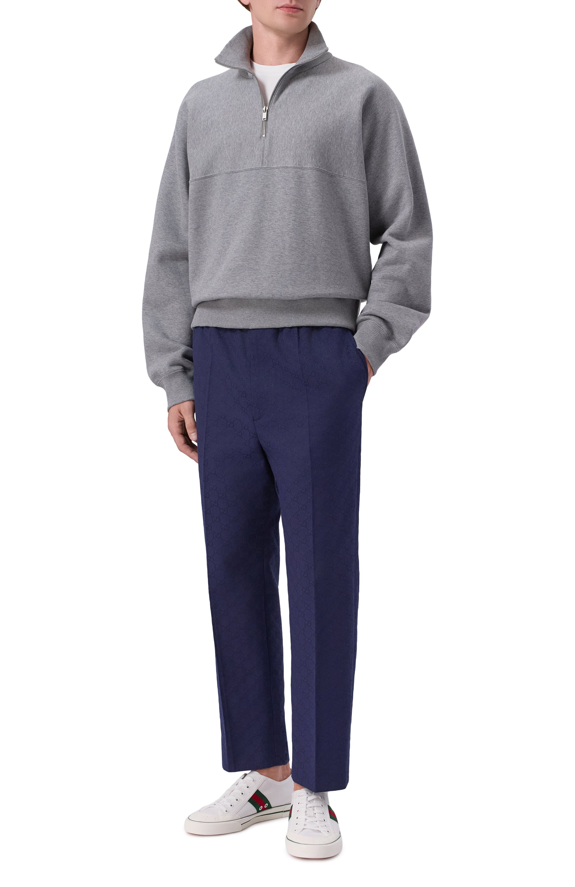 Хлопковые брюки GUCCI, арт. 698725/Z8A1M, фото 2