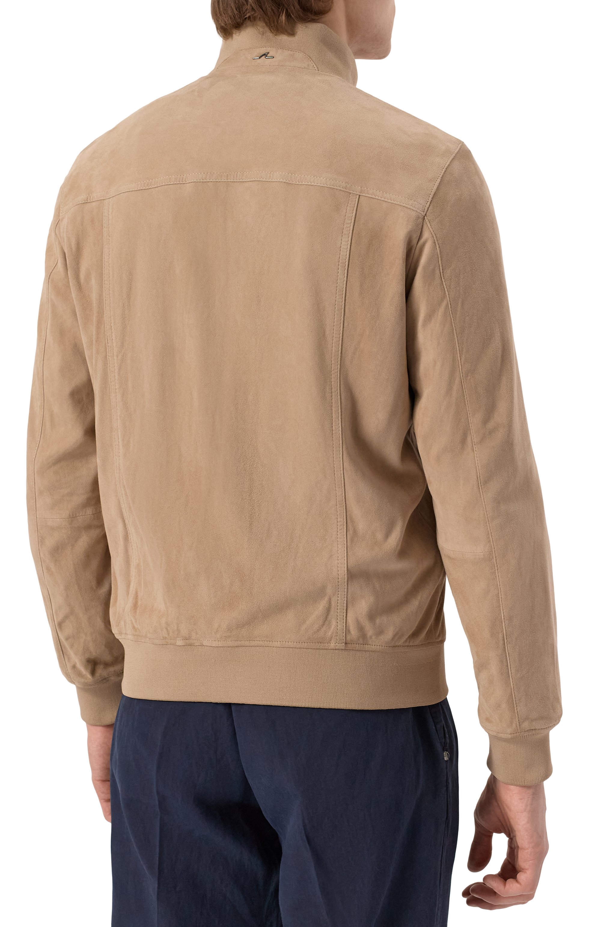 Замшевый бомбер PAUL&SHARK бежевого цвета по цене 228500 руб., арт. 25412708, фото 4 Замшевый бомбер PAUL&SHARK, арт. 25412708, фото 4