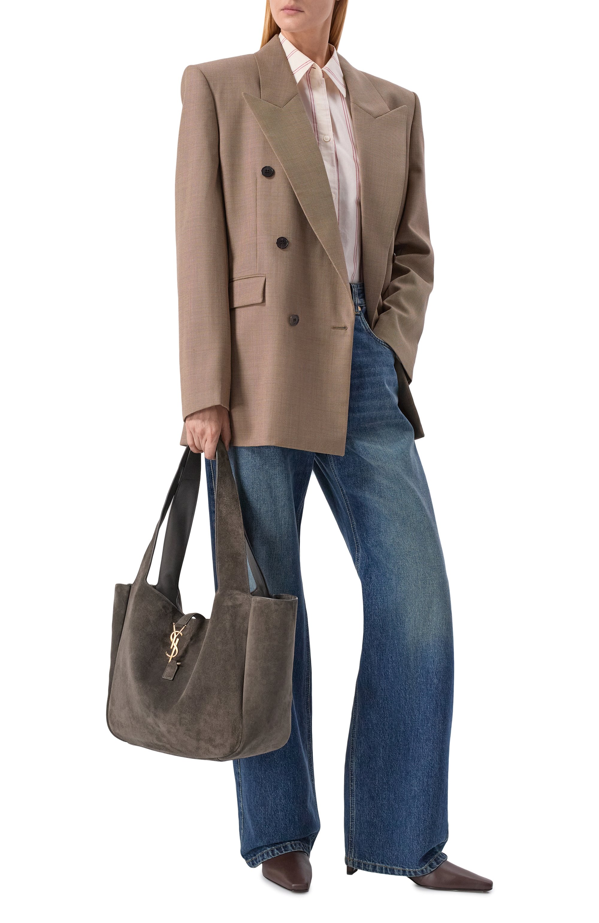 Сумка-тоут le 5 à 7 bea SAINT LAURENT, арт. 763435/008IW, фото 7