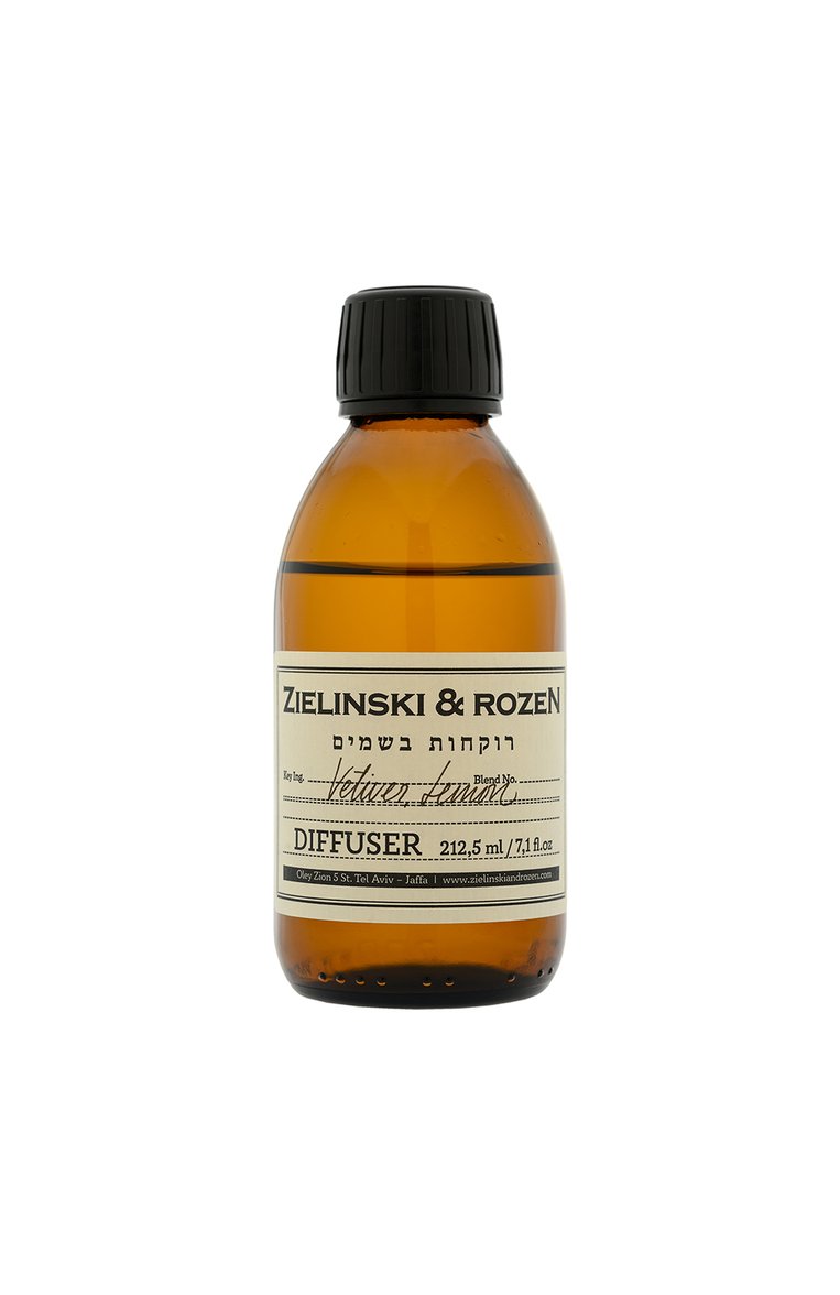 Диффузор ветивер, лимон (212,5ml) ZIELINSKI&ROZEN бесцветного цвета, арт. 4627153151678 | Фото 1 (Региональные ограничения белый список (Axapta Mercury): Не проставлено; Нос: Не проставлено; Ограничения доставки: flammable)