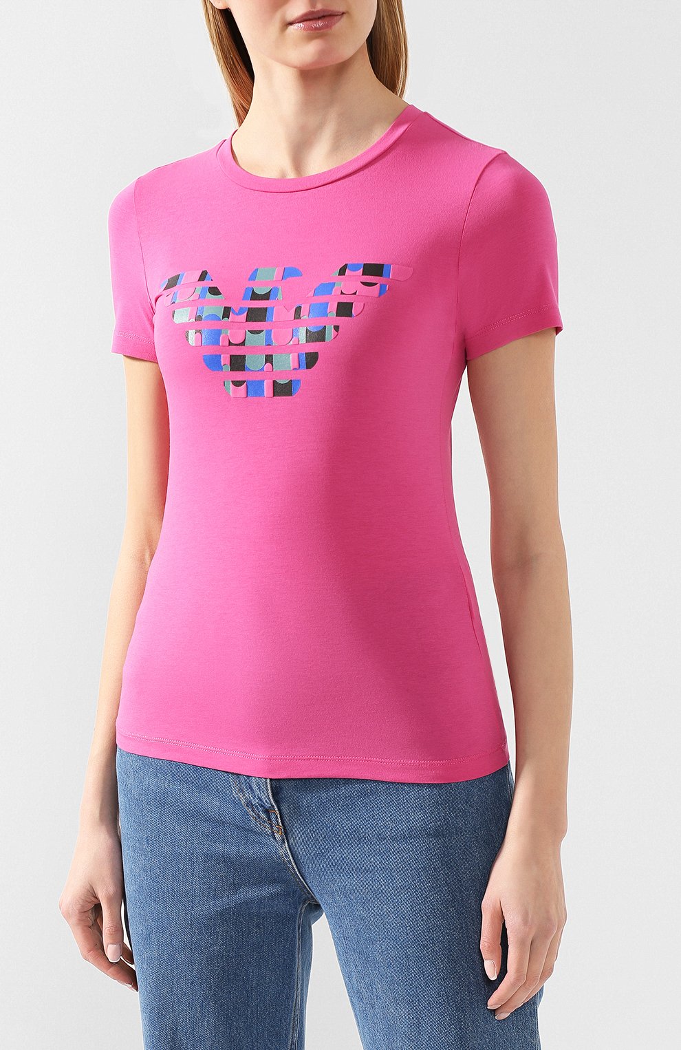 Хлопковая футболка EMPORIO ARMANI, арт. 3H2T8A/2J07Z, фото 3