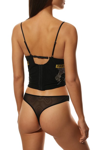 Трусы-стринги LOVE & SWANS черного цвета по цене 3100 руб., арт. BXBS, фото 3 Трусы-стринги LOVE & SWANS, арт. BXBS, фото 3