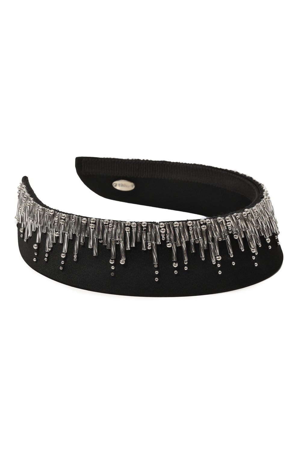 Кокошник PANFIL черного цвета по цене 30000 руб., арт. 0-KOK-SST, фото 3 Кокошник PANFIL, арт. 0-KOK-SST, фото 3